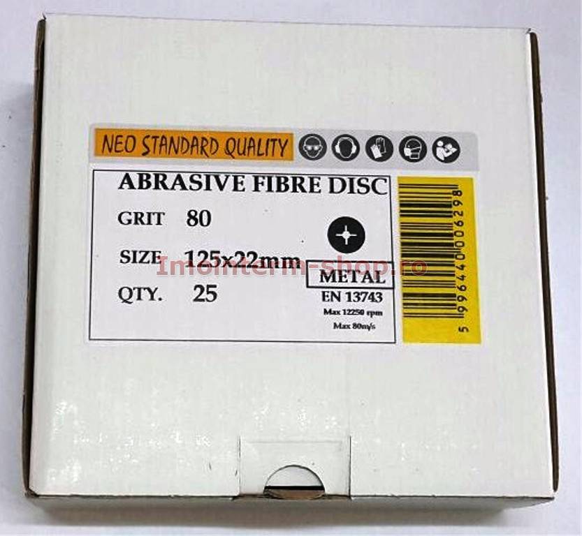 Disc fibra vulcan 125 mm - imagine 4