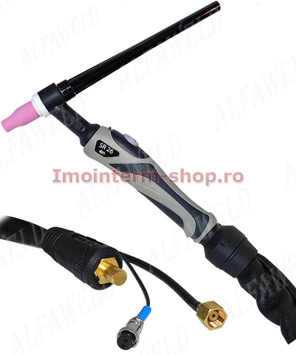 Pistol WIG/TIG SR26 cu cablu de 4m complet echipat ( piele )