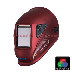 Masca IWELD Falcon 5.6 ecran mare , 4 senzori  - true colours