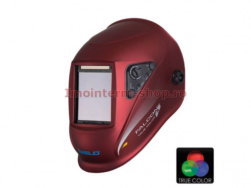 Masca IWELD Falcon 5.6 ecran mare , 4 senzori - true colours