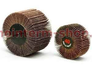 Perie abraziva cu tija Rosver 80*50*6 gran. 40-80