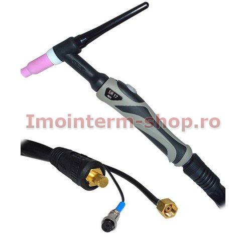 Pistol WIG/TIG SR17 cu cablu de 8m complet echipat