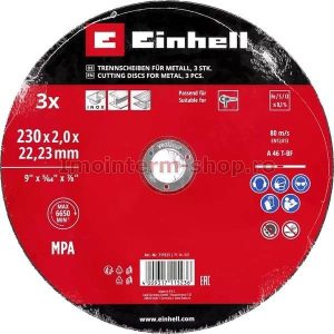 Set 3 discuri metal 230*2.0*22.2