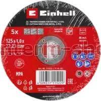 Set 5 discuri metal 125*1.0*22.2