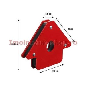 Triunghi magnetic foarte mare - capacitate 33 kg - pachet 4 bucati