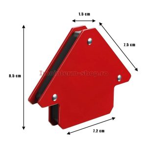 Triunghi magnetic mic - capacitate 12 kg - pachet 4 bucati